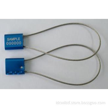 2.0mm Steel Wire Cable Security Seals With Die Casting Alum